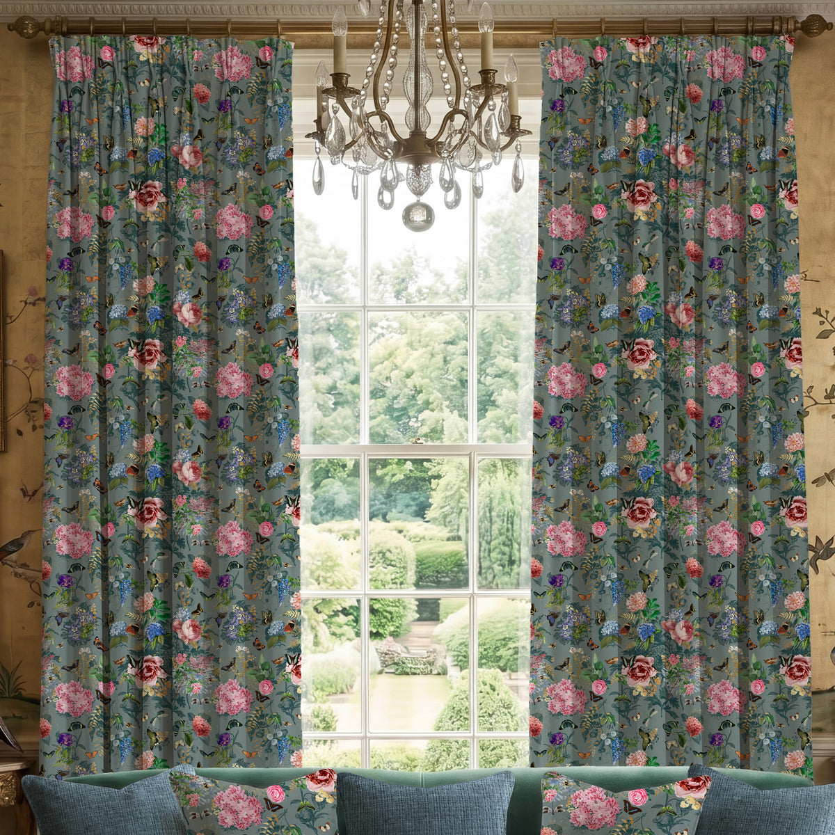 Carrie Neely Paradise Velvet Made To Measure Curtains Tiffany