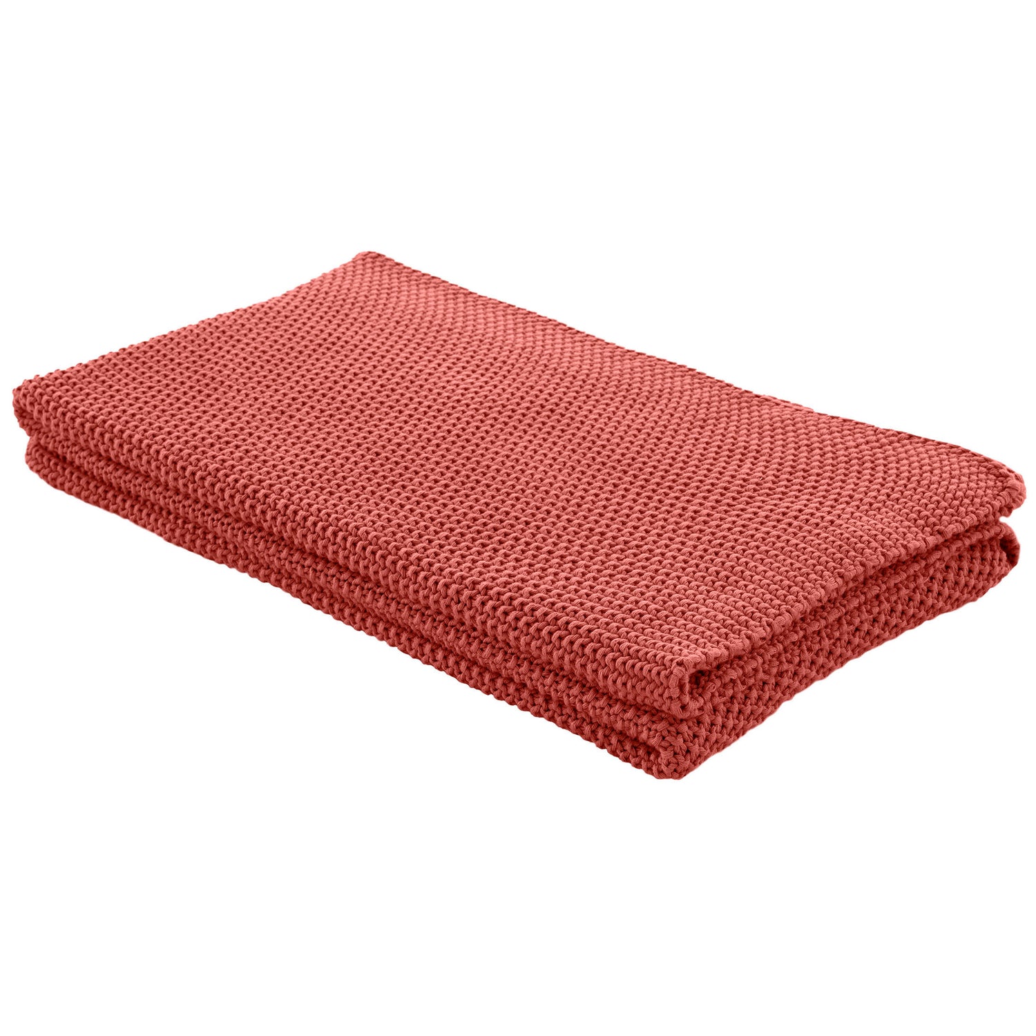 Laura Ashley Parker 125cm x 150cm Throw Terracotta