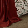 Laura Ashley Parker 125cm x 150cm Throw Terracotta