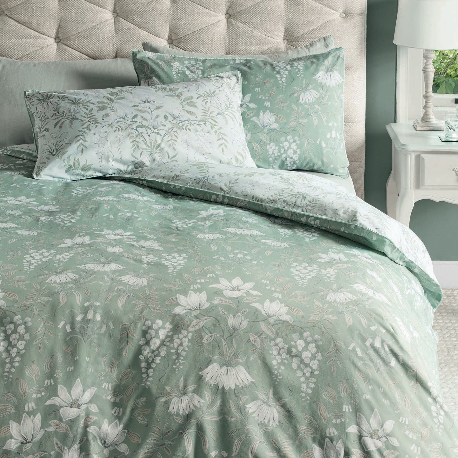 Laura Ashley Parterre Pillowcase Housewife Sage