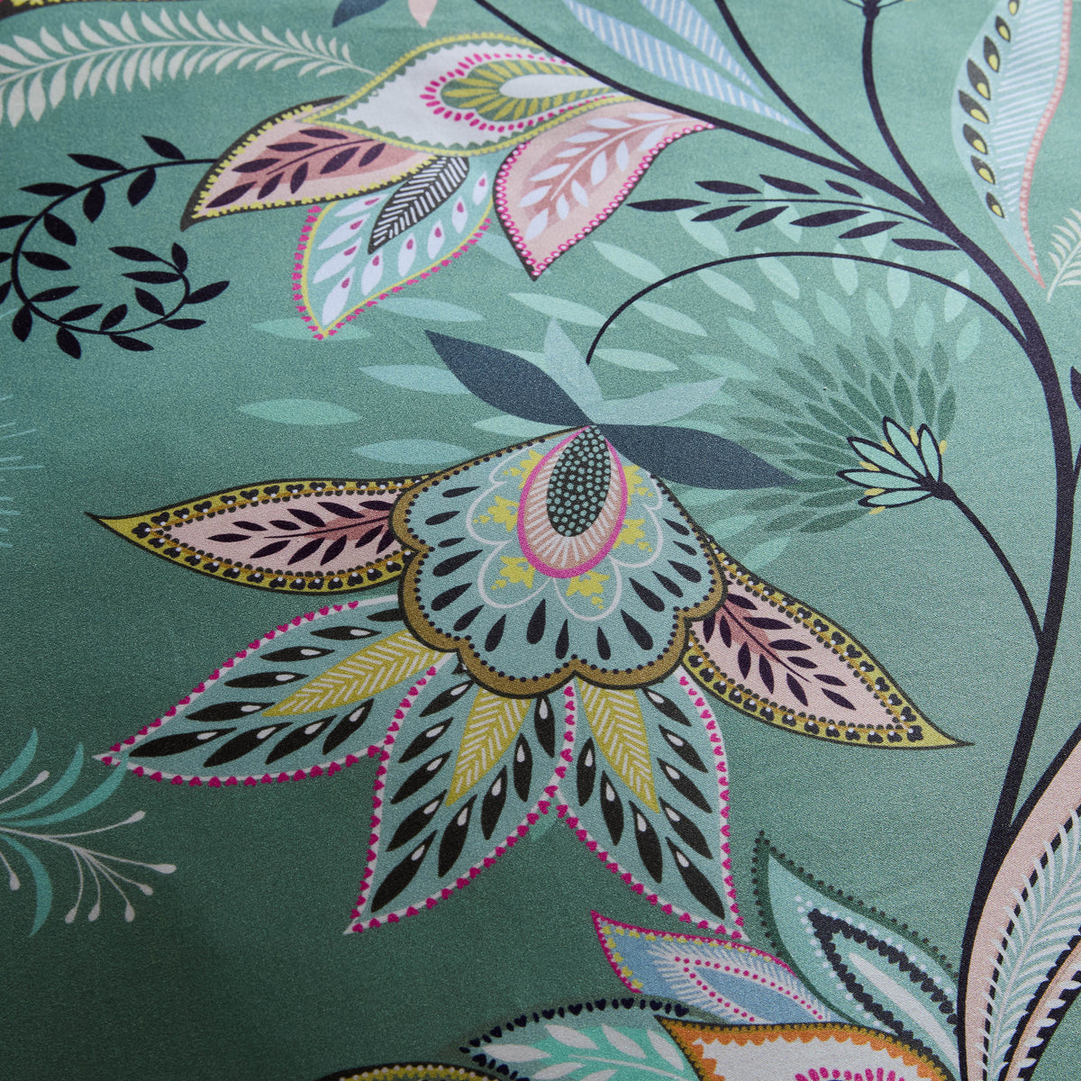 Sara Miller Passiflora Duvet Cover Bedding Set Light Stone Sage