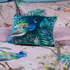 Soiree Peacock Jungle Filled Cushion 43cm x 43cm Teal