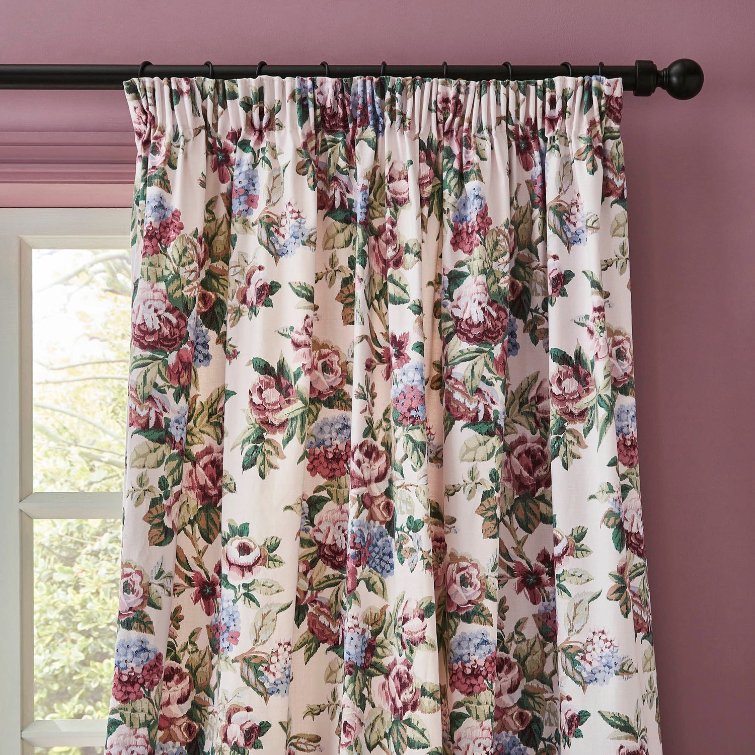 Laura Ashley Pembrey Ready Made Curtains Hazelnut