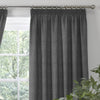 Dreams & Drapes Pembrey Thermal Ready Made Pencil Pleat Curtains Charcoal