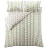 Laura Ashley Pensham Stripe Duvet Cover Bedding Set Sage Pink