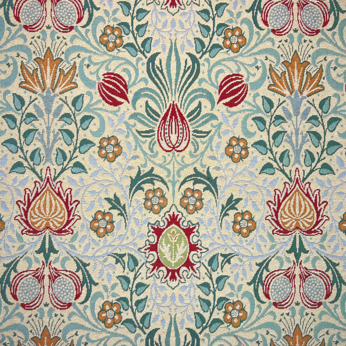 William Morris Persian Tapestry Fabric Natural