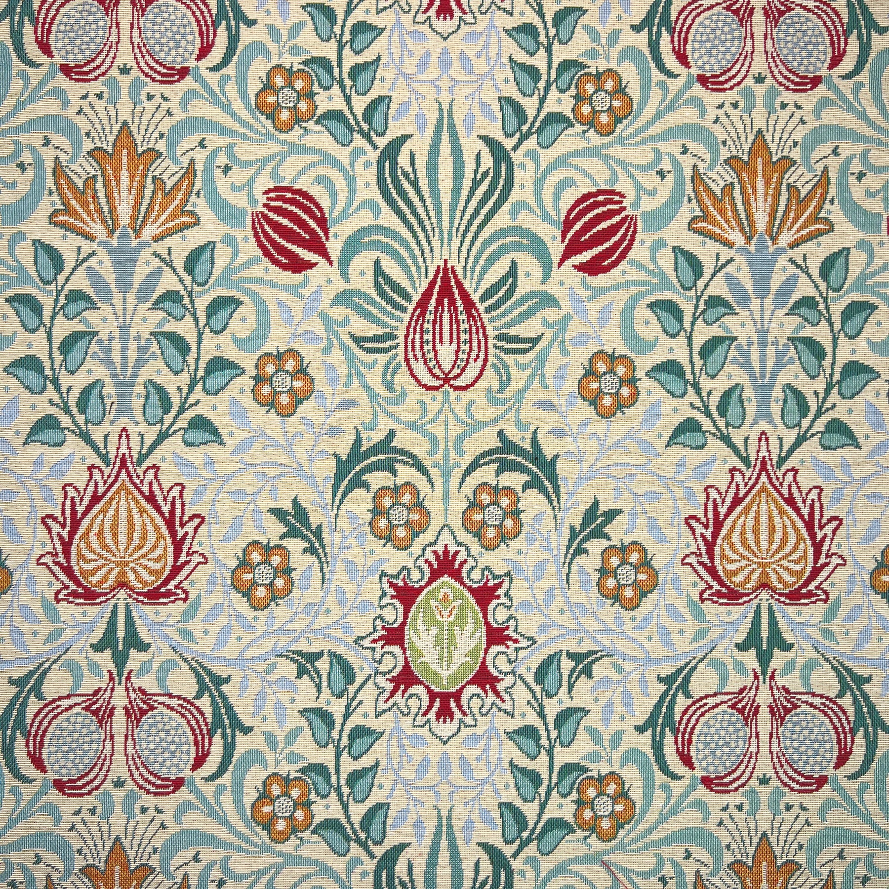 William Morris Natural Persian Tapestry Fabric Terrys william-morris-natural-persian-tapestry-fabric-terrys