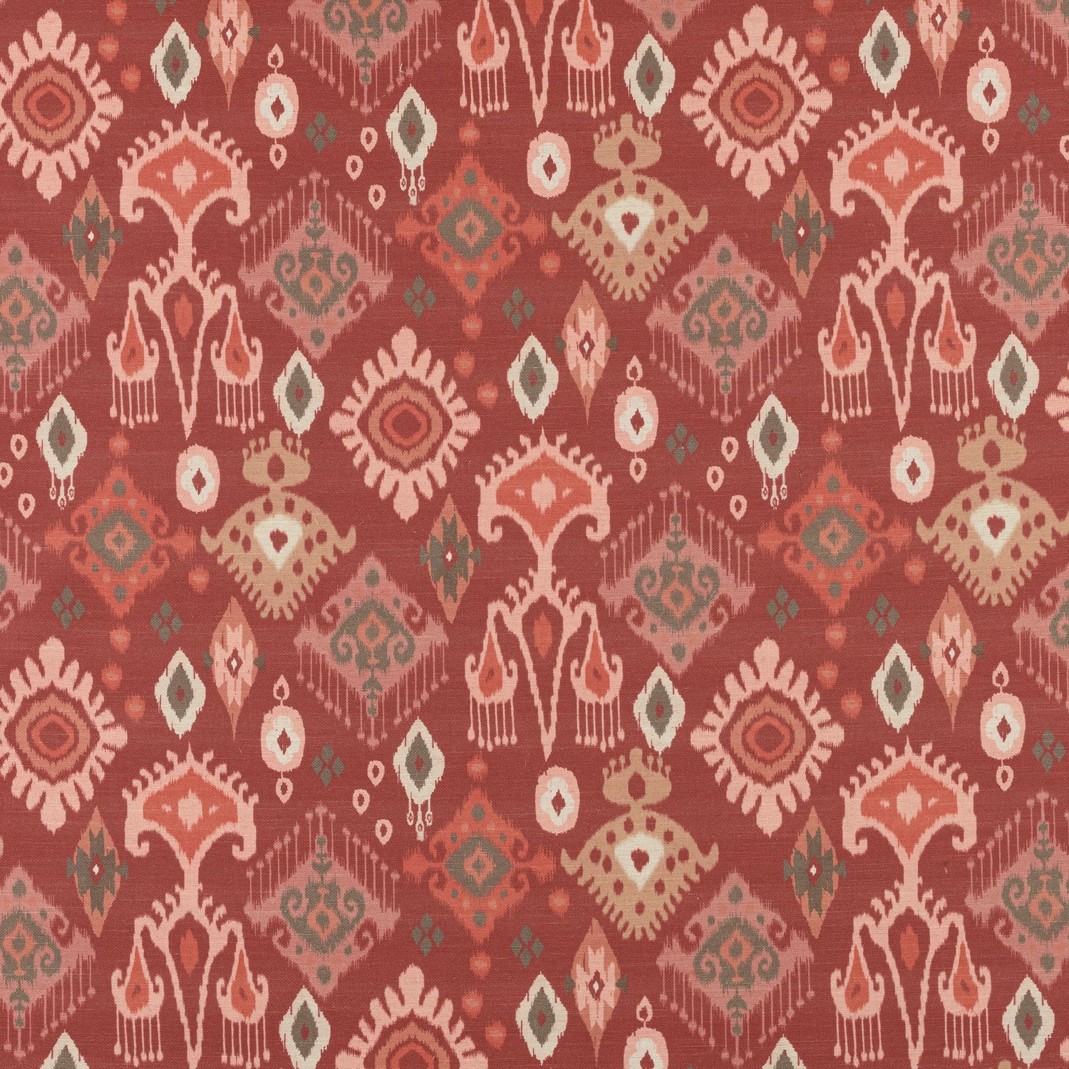 Peru Fabric Crimson