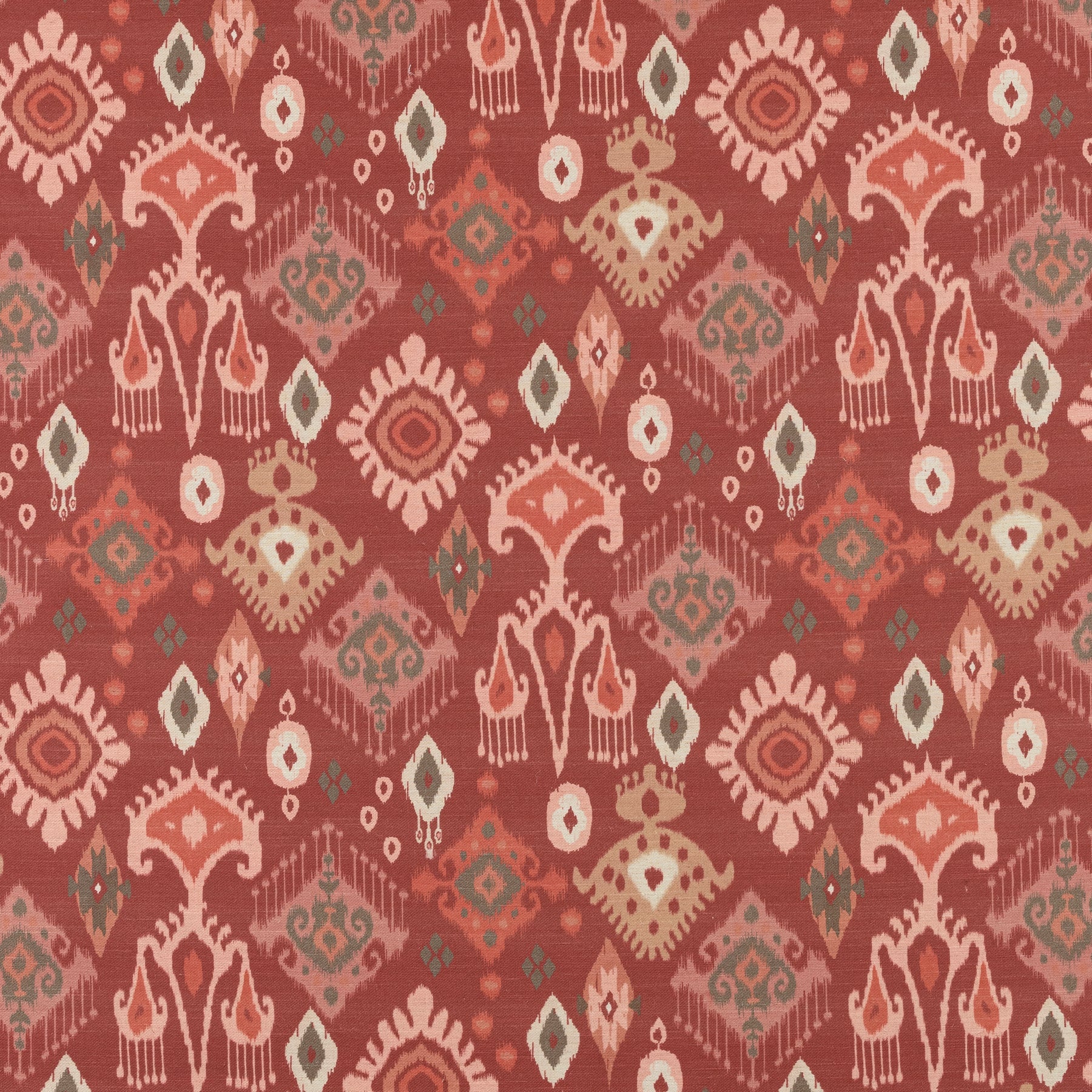 Peru Fabric Crimson