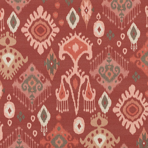 Peru Fabric Crimson