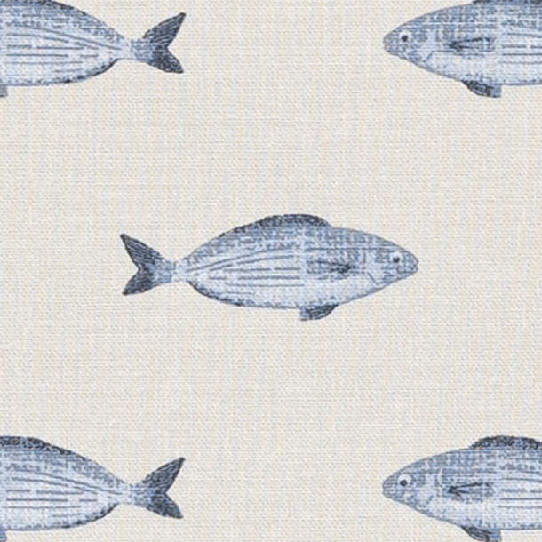 Pesce Fabric Blue
