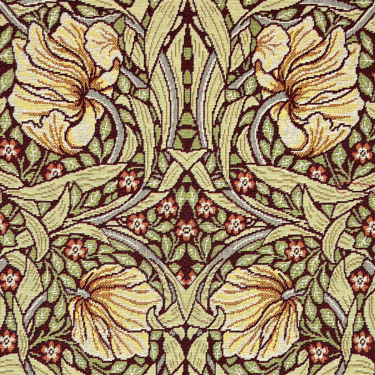 William Morris Pimpernel Tapestry Fabric Damson