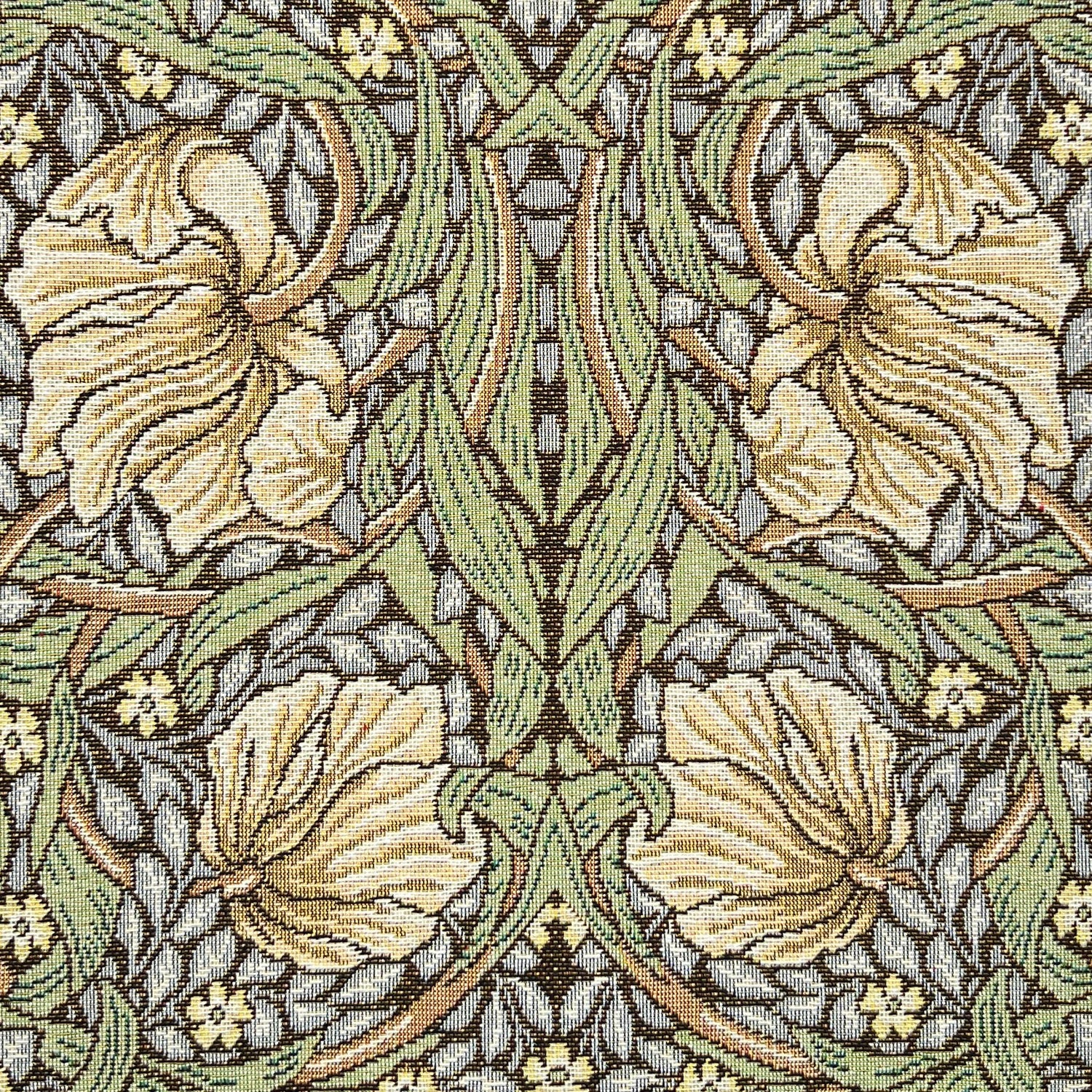 William Morris Pimpernel Tapestry Fabric Earth