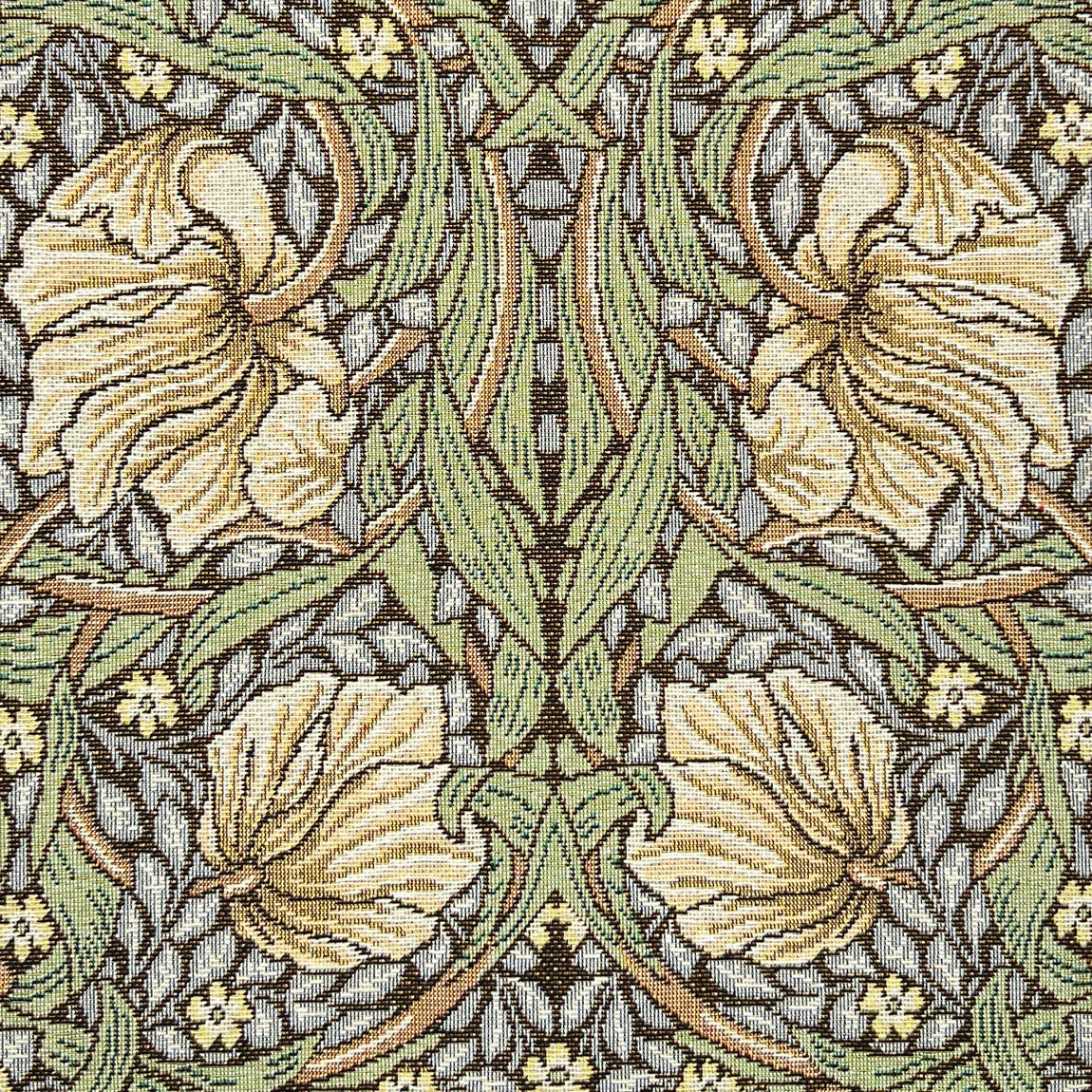 William Morris Pimpernel Tapestry Fabric Earth