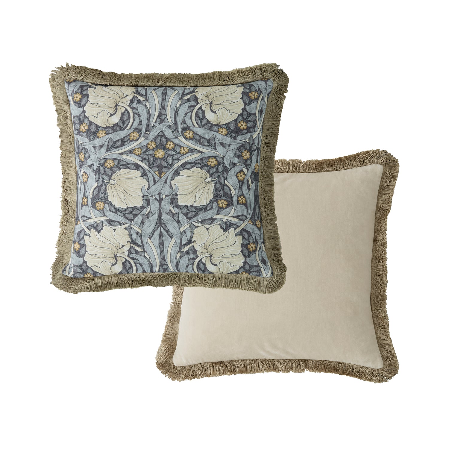William Morris At Home Pimpernel 50cm x 50cm Filled Cushion Ink