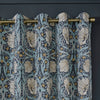 William Morris At Home Pimpernel Ready Made Eyelet Blackout Curtains Indigo Blue