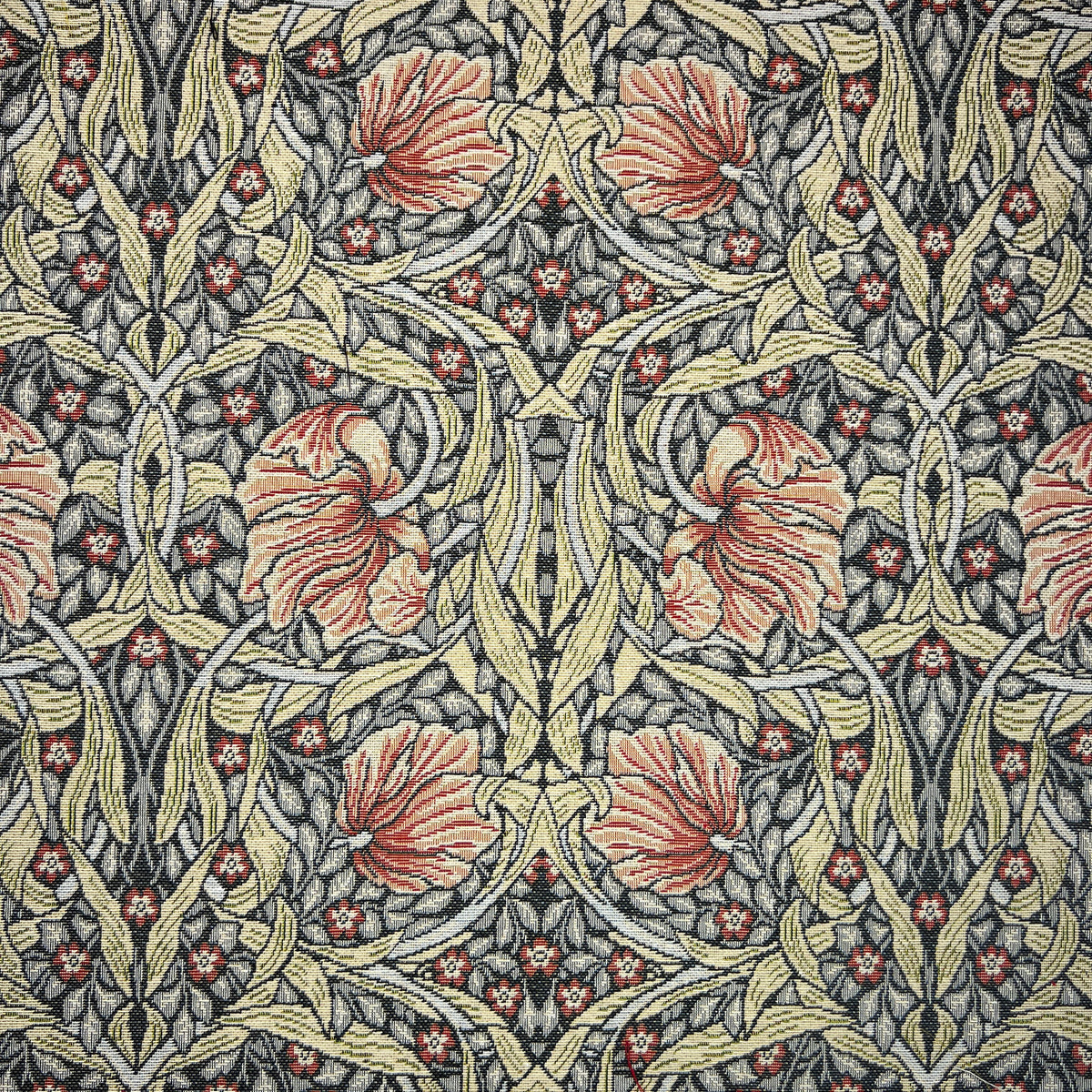 William Morris Pimpernel Tapestry Fabric Russet