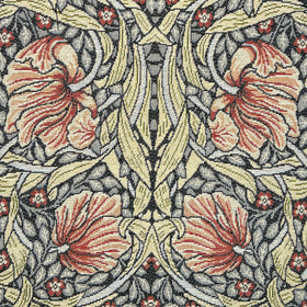 William Morris Pimpernel Tapestry Fabric Russet