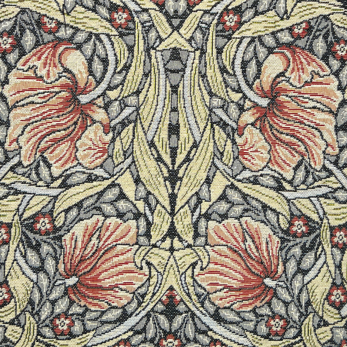 William Morris Pimpernel Tapestry Fabric Russet