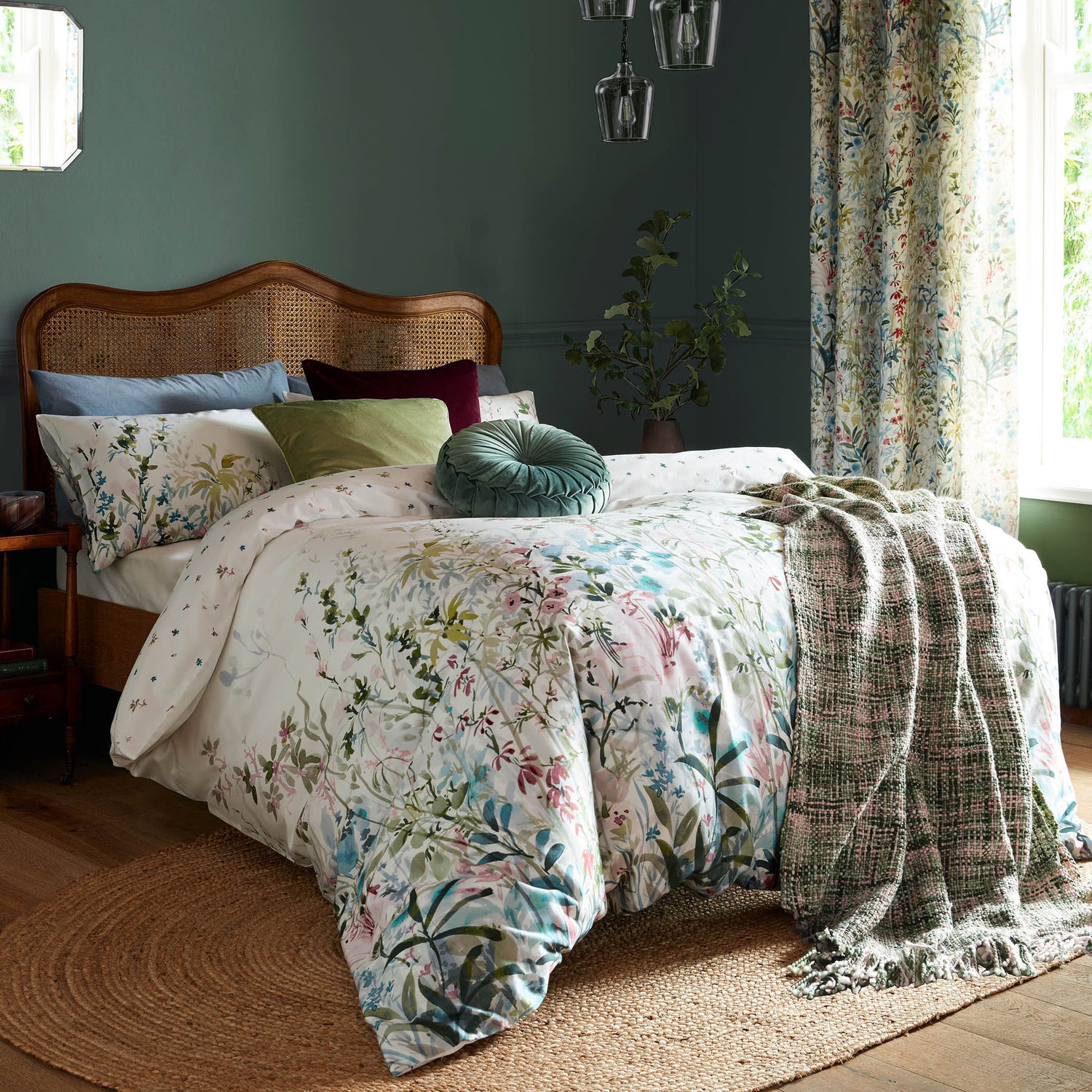 Laura Ashley Pointon Fields Pillowcase Housewife Multi