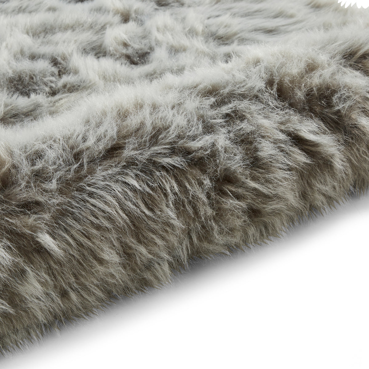 Polar Plush Shaggy Rug Light Grey