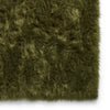 Polar Plush Shaggy Rug Olive Green