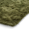 Polar Plush Shaggy Rug Olive Green