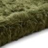 Polar Plush Shaggy Rug Olive Green