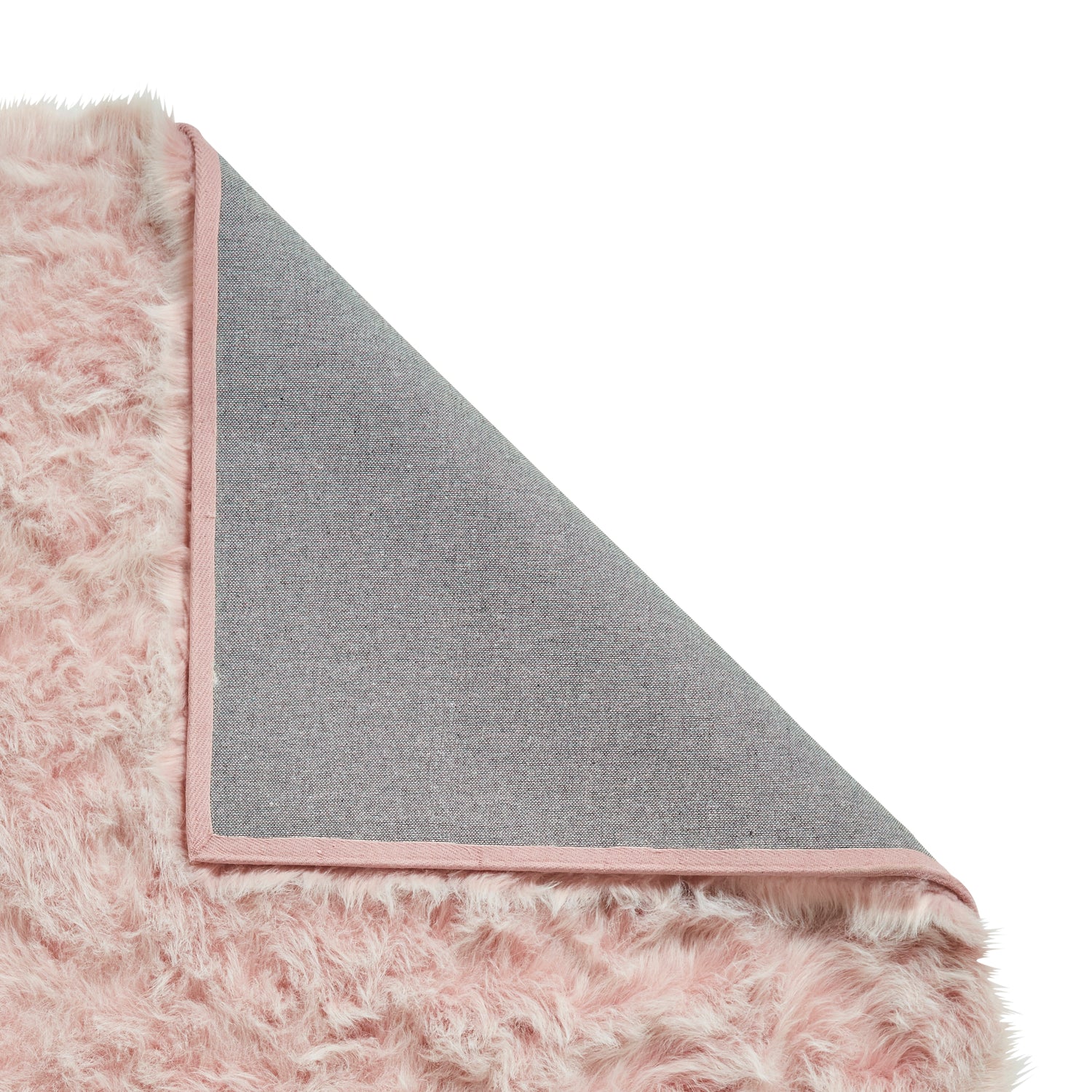 Polar Plush Shaggy Rug Rose
