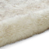 Polar Plush Shaggy Rug White Grey
