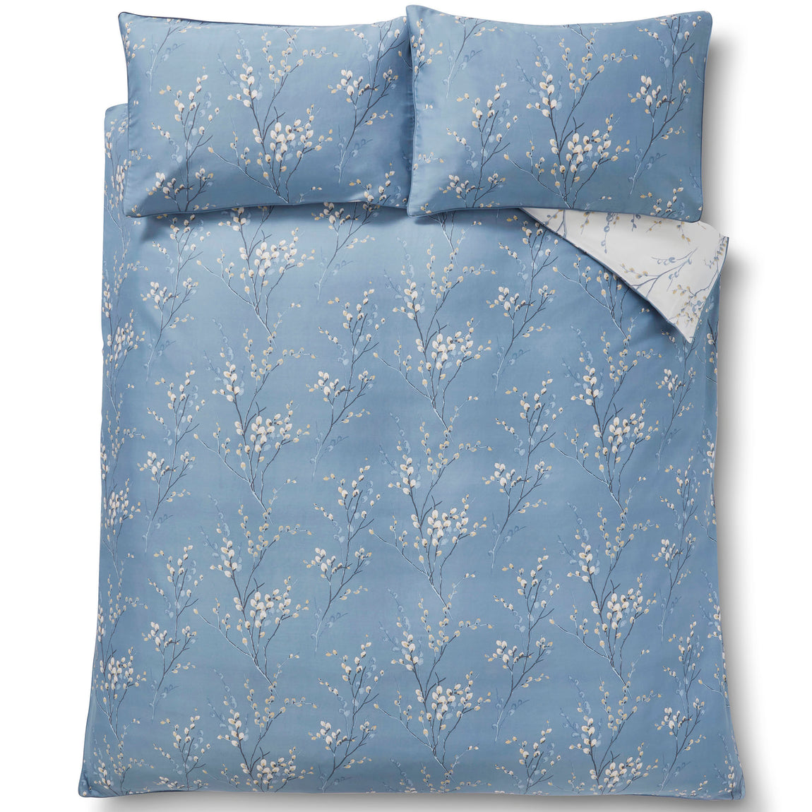 Laura Ashley Pussy Willow Duvet Cover Bedding Set Dark Seaspray