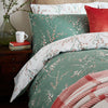 Laura Ashley Pussy Willow Duvet Cover Bedding Set Fern Green