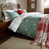Laura Ashley Pussy Willow Duvet Cover Bedding Set Fern Green