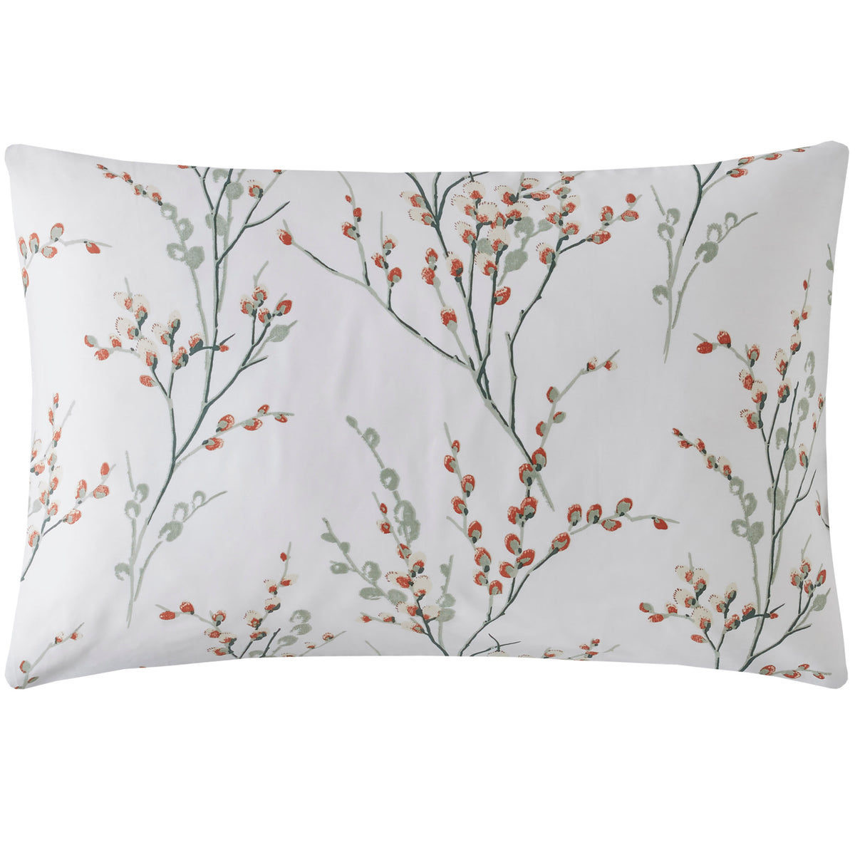 Laura Ashley Pussy Willow Pillowcase Housewife Fern Green