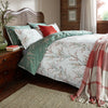 Laura Ashley Pussy Willow Duvet Cover Bedding Set Fern Green