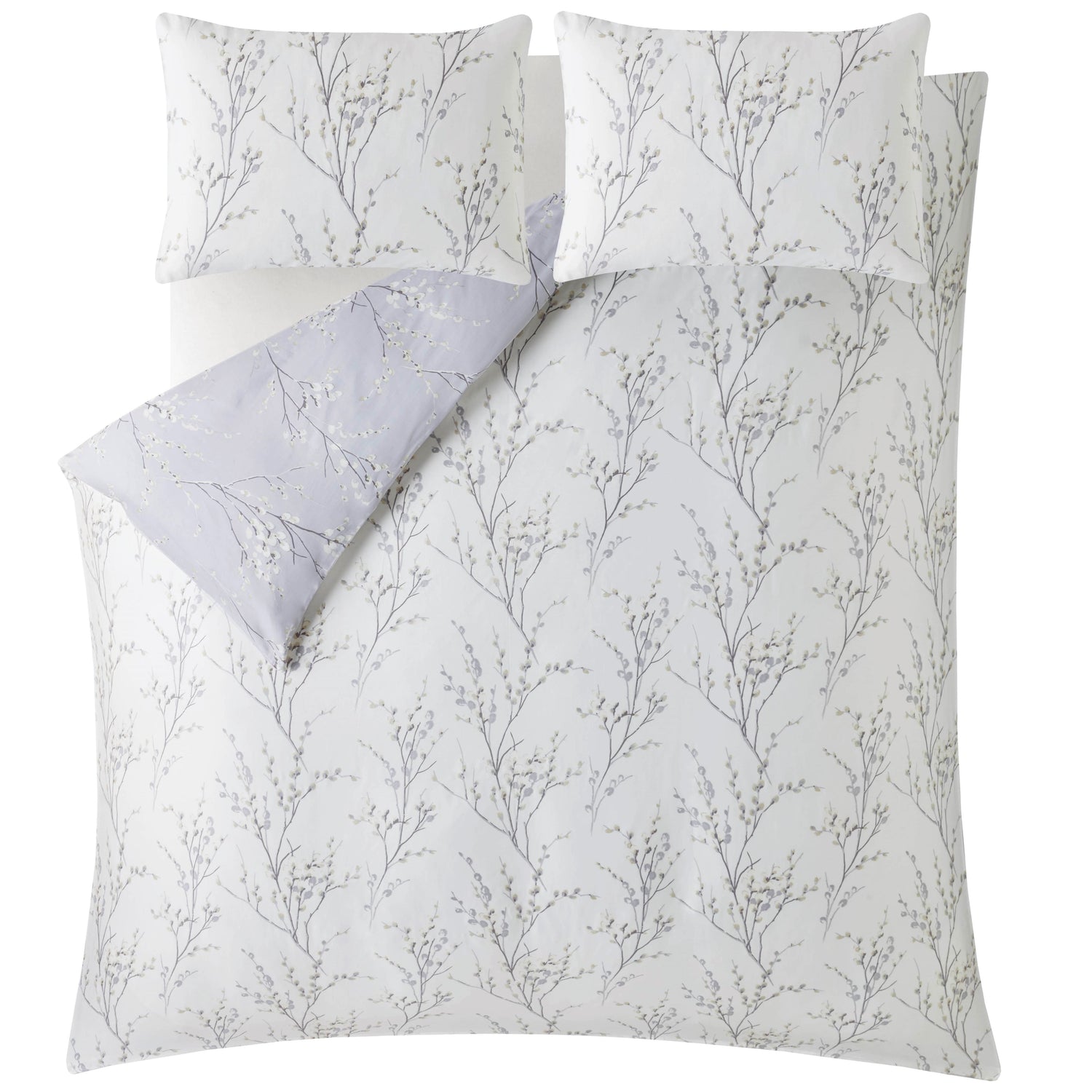 Laura Ashley Pussy Willow Duvet Cover Bedding Set Lavender