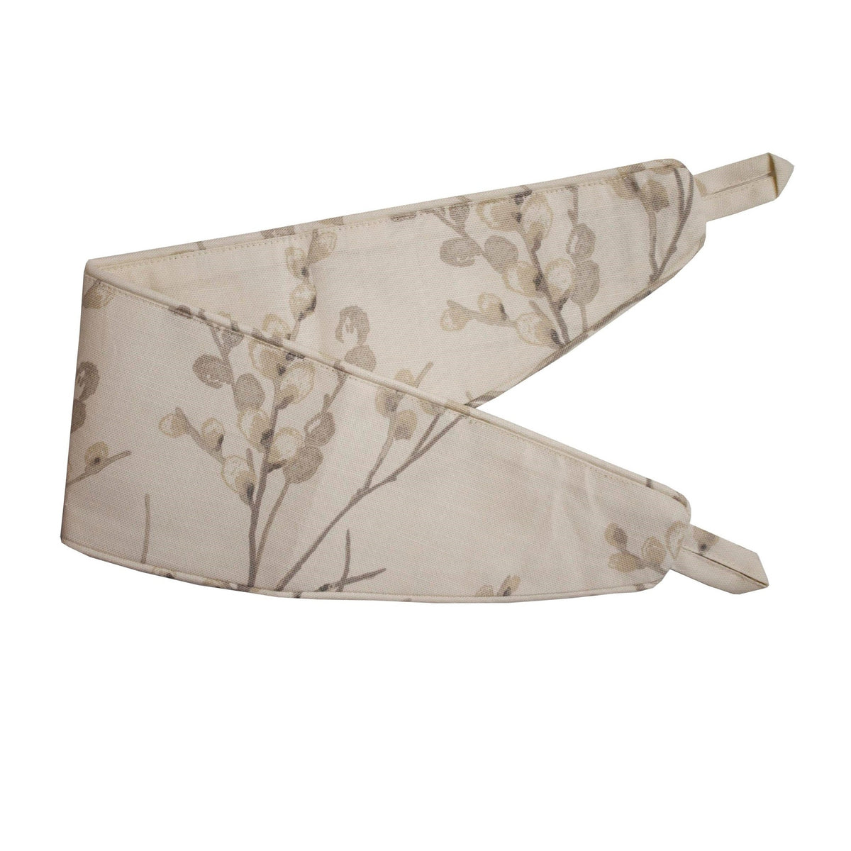 Laura Ashley Pussy Willow 66cm Tieback Off white-Dove grey