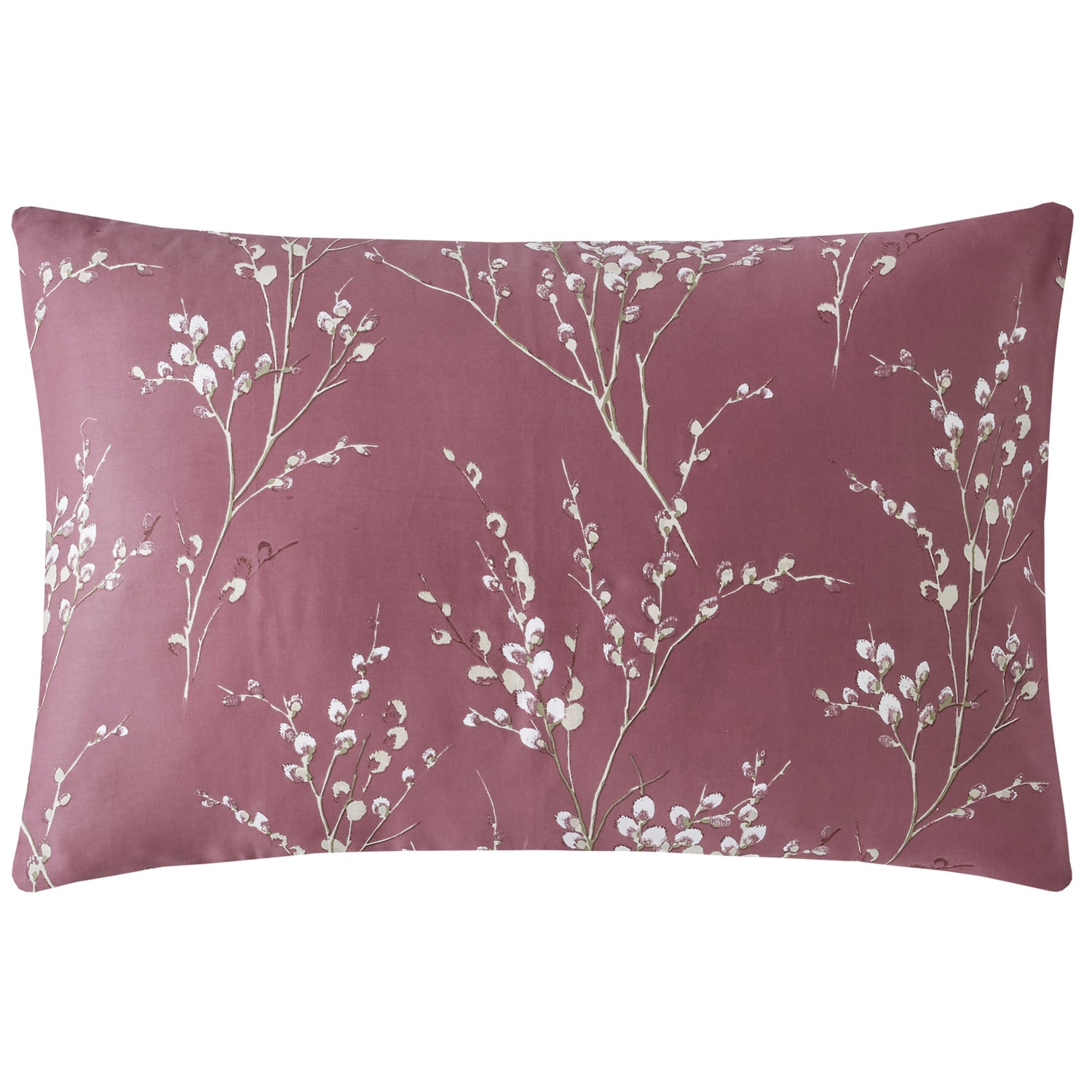 Laura Ashley Pussy Willow Duvet Cover Bedding Set Plum Purple