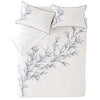Laura Ashley Pussy Willow Sprig Embroidered Duvet Cover Bedding Set Midnight