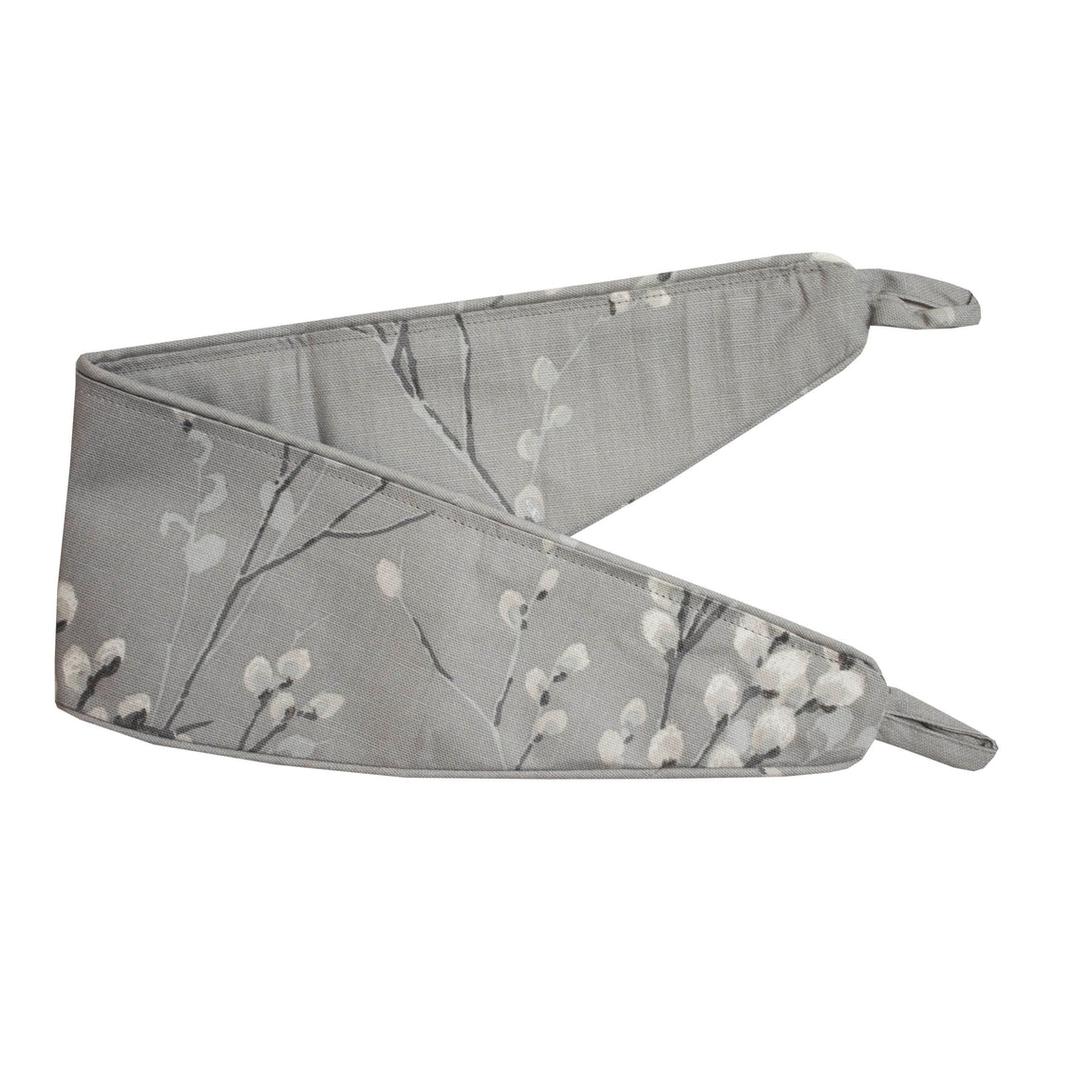 Laura Ashley Pussy Willow Ready Made Curtains Steel