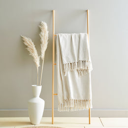 Drift Quinn Cotton 200cmx200cm Throw Cream