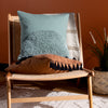 furn. Radian Semi Circle Tufted Cotton Tasselled 45cm x 45cm Filled Cushion Eucalyptus