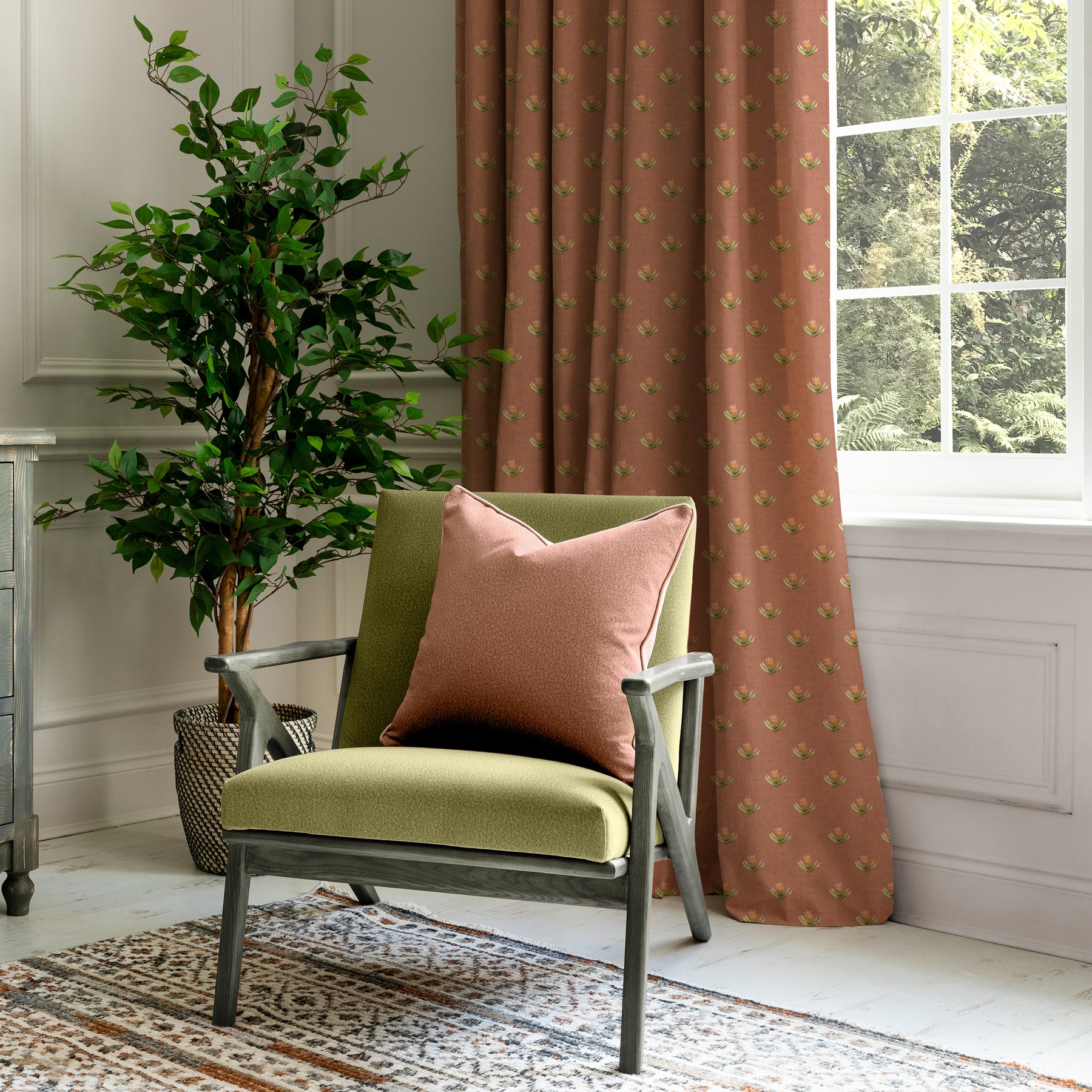 Voyage Maison Raja Fabric Terracotta