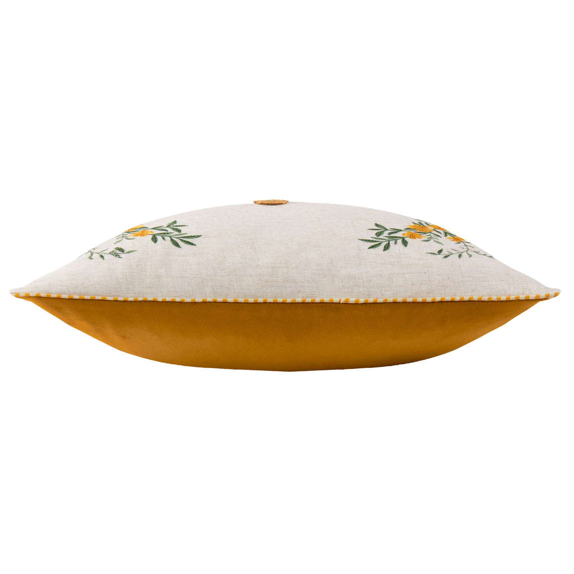 Wylder Ramble Bee Tufted 45cm x 45cm Filled Cushion Natural