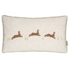 Wylder Ramble Hares Tufted 30cm x 50cm Filled Boudoir Sage