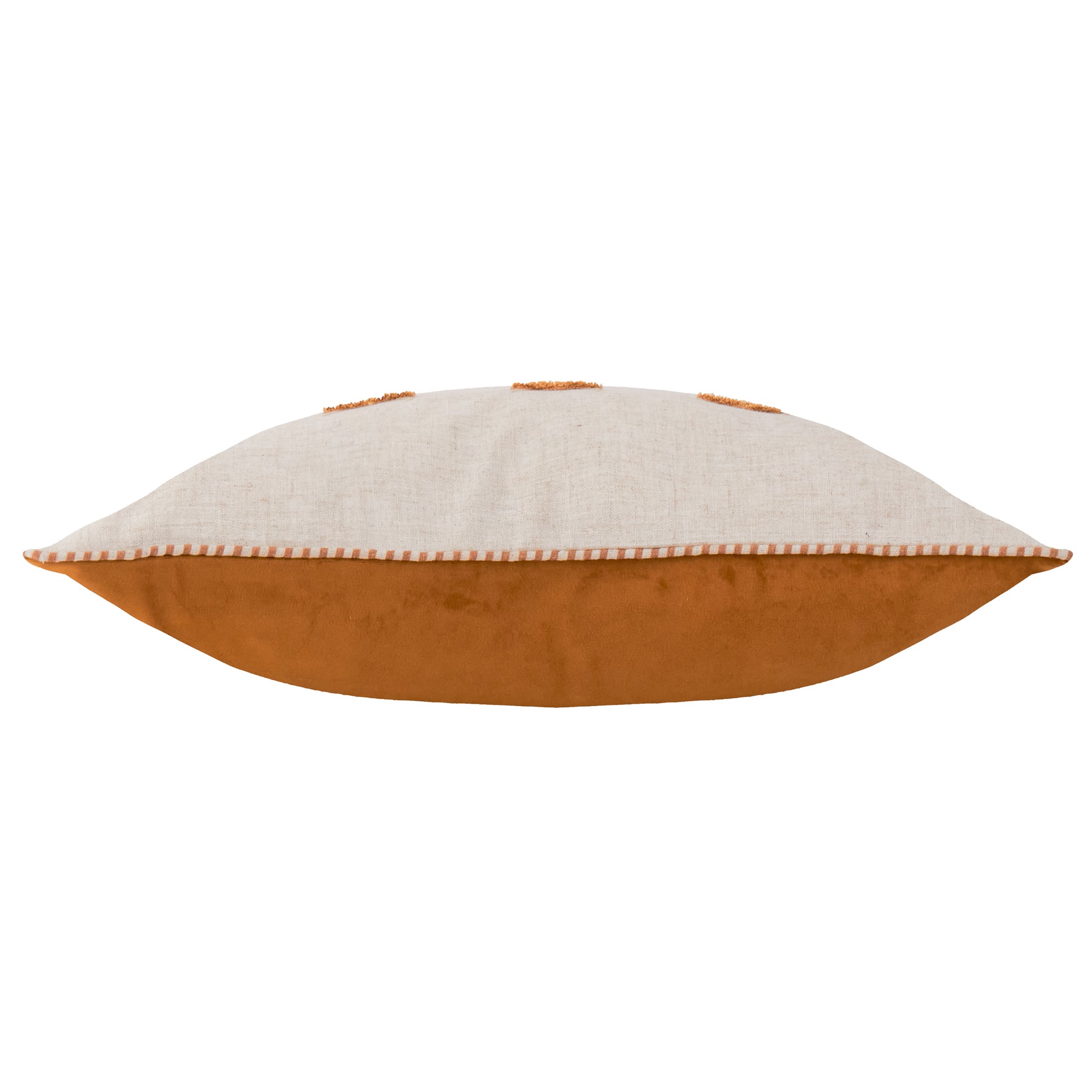 Wylder Ramble Highland Cow Tufted 30cm x 50cm Filled Boudoir Ginger