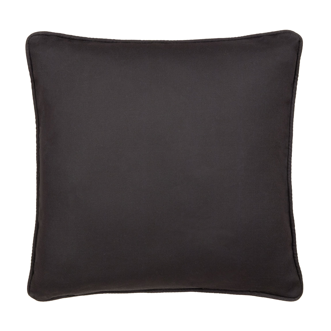 Fusion Rico Geometric Outdoor Filled Cushion 43cm x 43cm Black