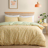 Fusion Retro Daisy Floral Duvet Cover Bedding Set Yellow