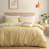 Fusion Retro Daisy Floral Duvet Cover Bedding Set Yellow