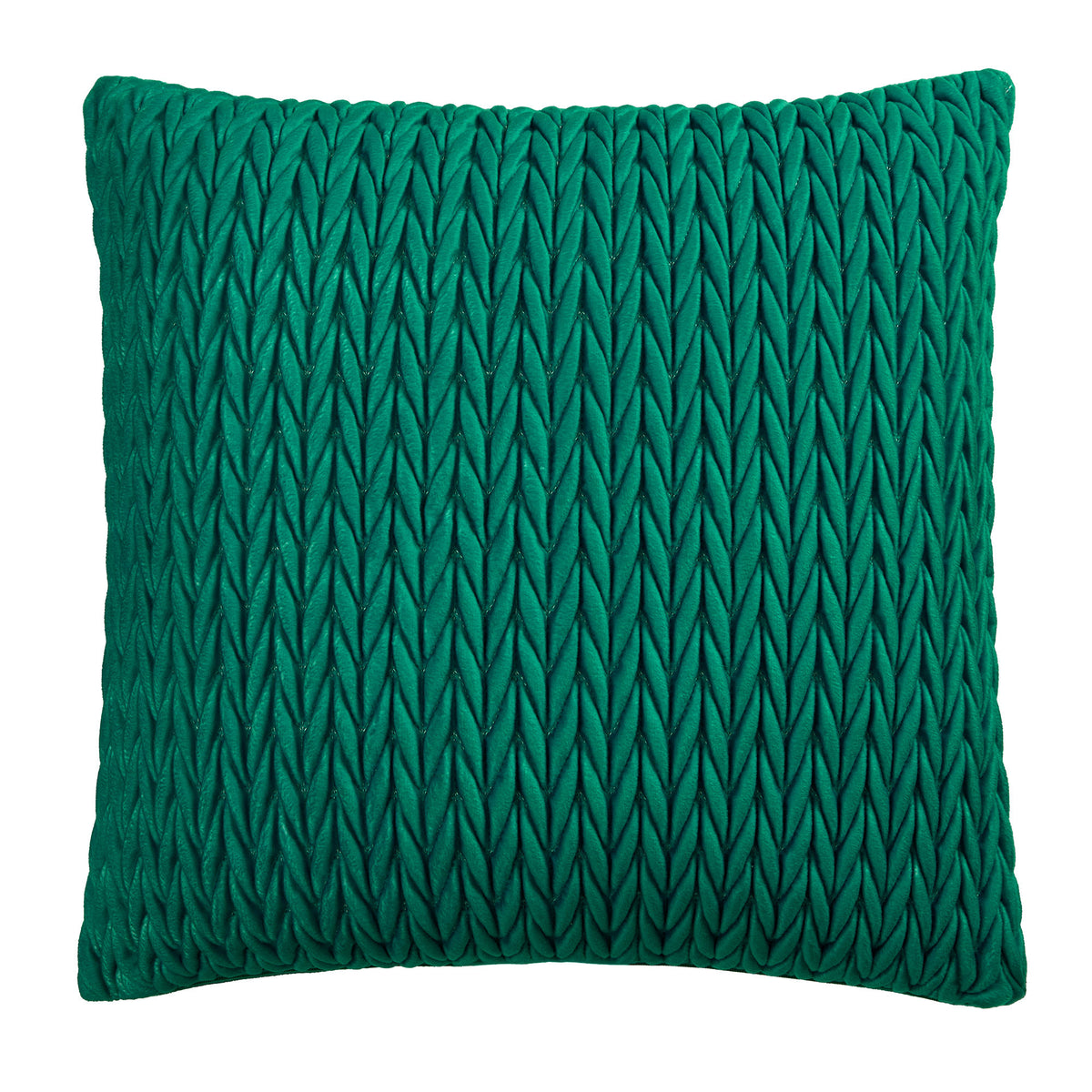 Laurence Llewelyn-Bowen Amory Textured Weave Filled Cushion 43cm x 43cm Jade